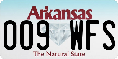 AR license plate 009WFS