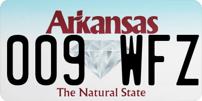 AR license plate 009WFZ