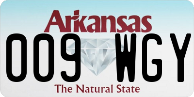 AR license plate 009WGY