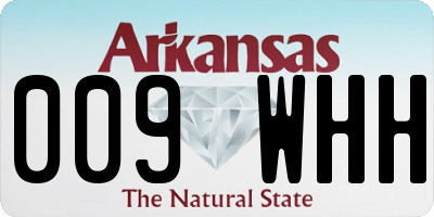 AR license plate 009WHH
