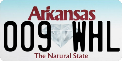 AR license plate 009WHL