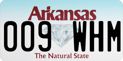 AR license plate 009WHM
