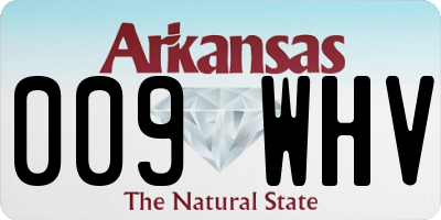 AR license plate 009WHV