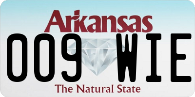 AR license plate 009WIE