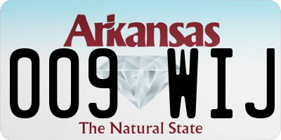AR license plate 009WIJ