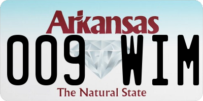 AR license plate 009WIM