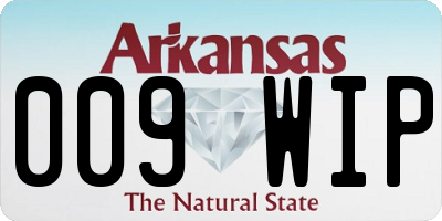 AR license plate 009WIP