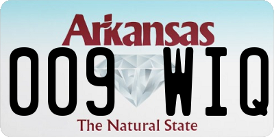 AR license plate 009WIQ