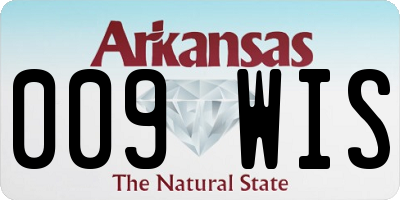 AR license plate 009WIS