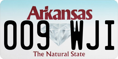 AR license plate 009WJI