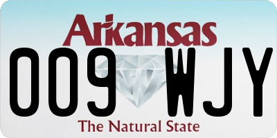 AR license plate 009WJY