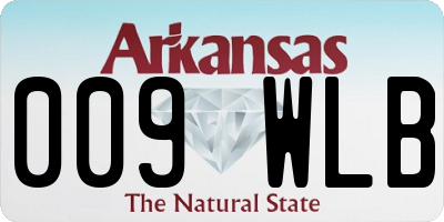 AR license plate 009WLB