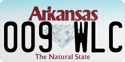 AR license plate 009WLC