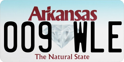 AR license plate 009WLE