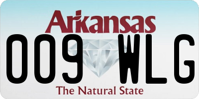 AR license plate 009WLG