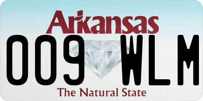 AR license plate 009WLM