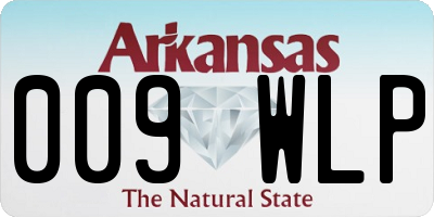 AR license plate 009WLP