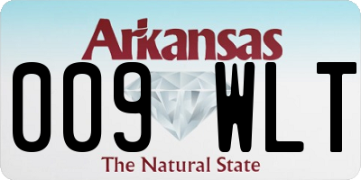 AR license plate 009WLT