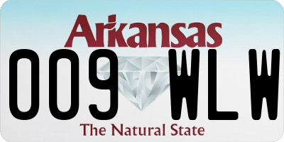AR license plate 009WLW