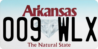 AR license plate 009WLX