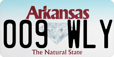 AR license plate 009WLY