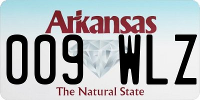 AR license plate 009WLZ