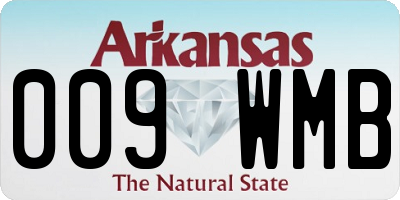 AR license plate 009WMB