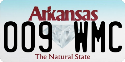 AR license plate 009WMC