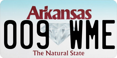 AR license plate 009WME