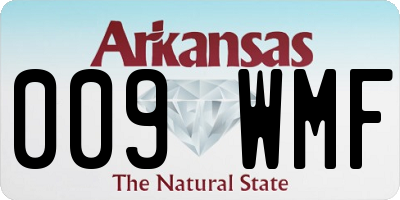 AR license plate 009WMF