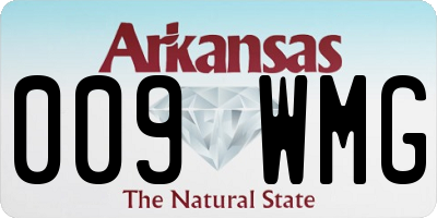 AR license plate 009WMG