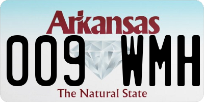 AR license plate 009WMH