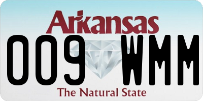 AR license plate 009WMM