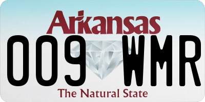 AR license plate 009WMR