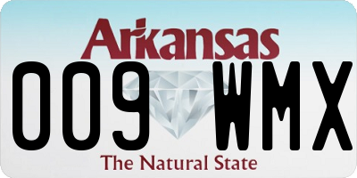 AR license plate 009WMX
