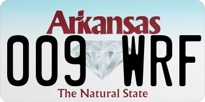 AR license plate 009WRF