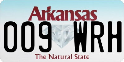 AR license plate 009WRH
