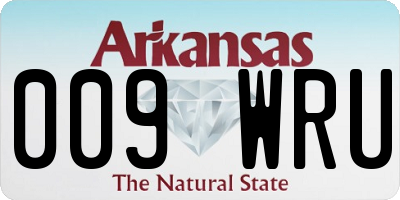 AR license plate 009WRU