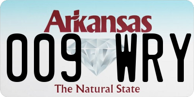 AR license plate 009WRY