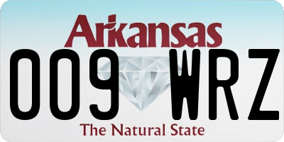 AR license plate 009WRZ