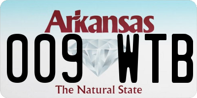 AR license plate 009WTB