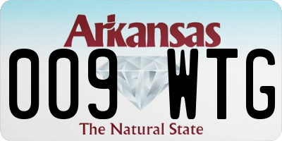 AR license plate 009WTG