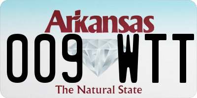 AR license plate 009WTT