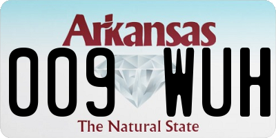 AR license plate 009WUH