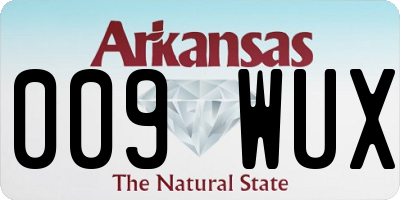 AR license plate 009WUX