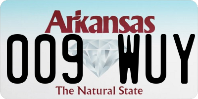 AR license plate 009WUY