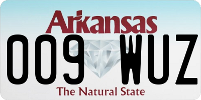 AR license plate 009WUZ