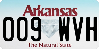 AR license plate 009WVH