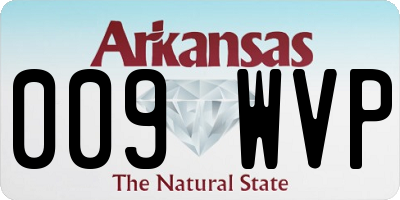 AR license plate 009WVP