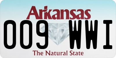 AR license plate 009WWI